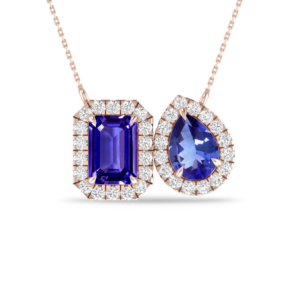 Rose Gold - Tanzanite