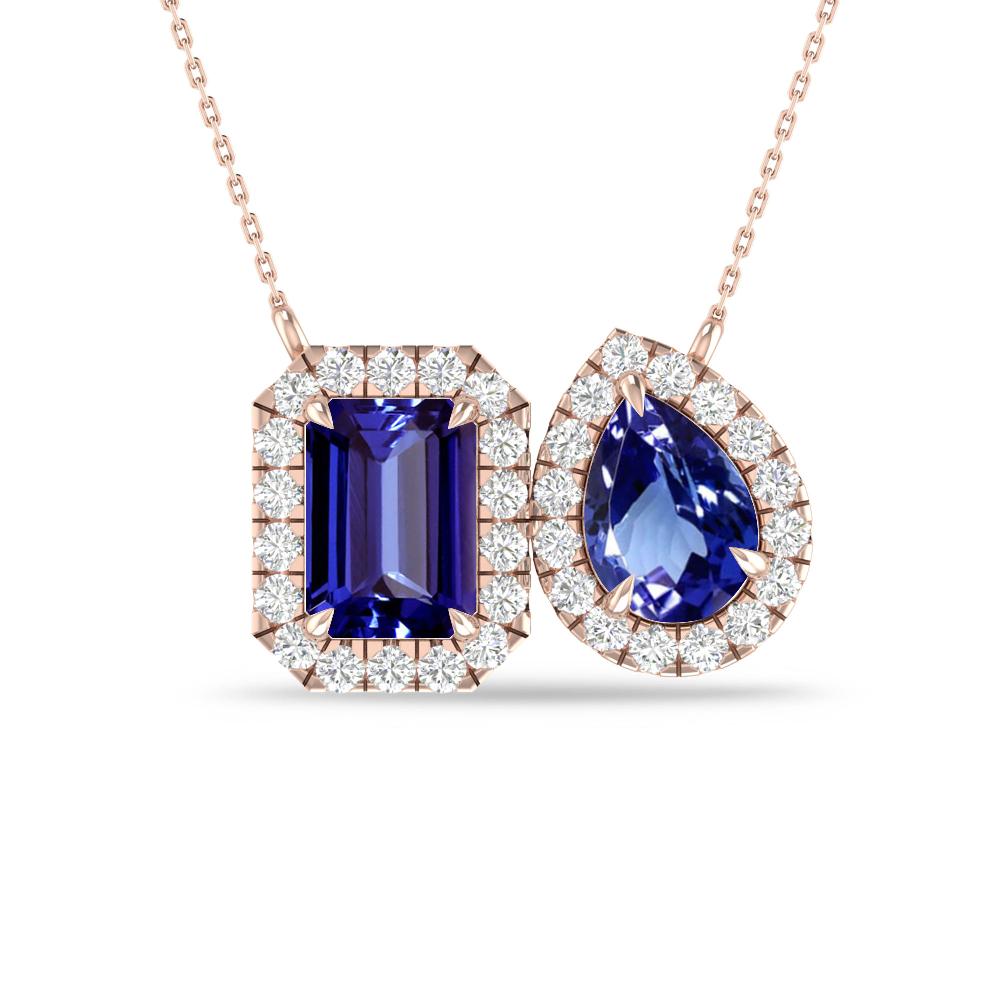 Rose Gold - Tanzanite