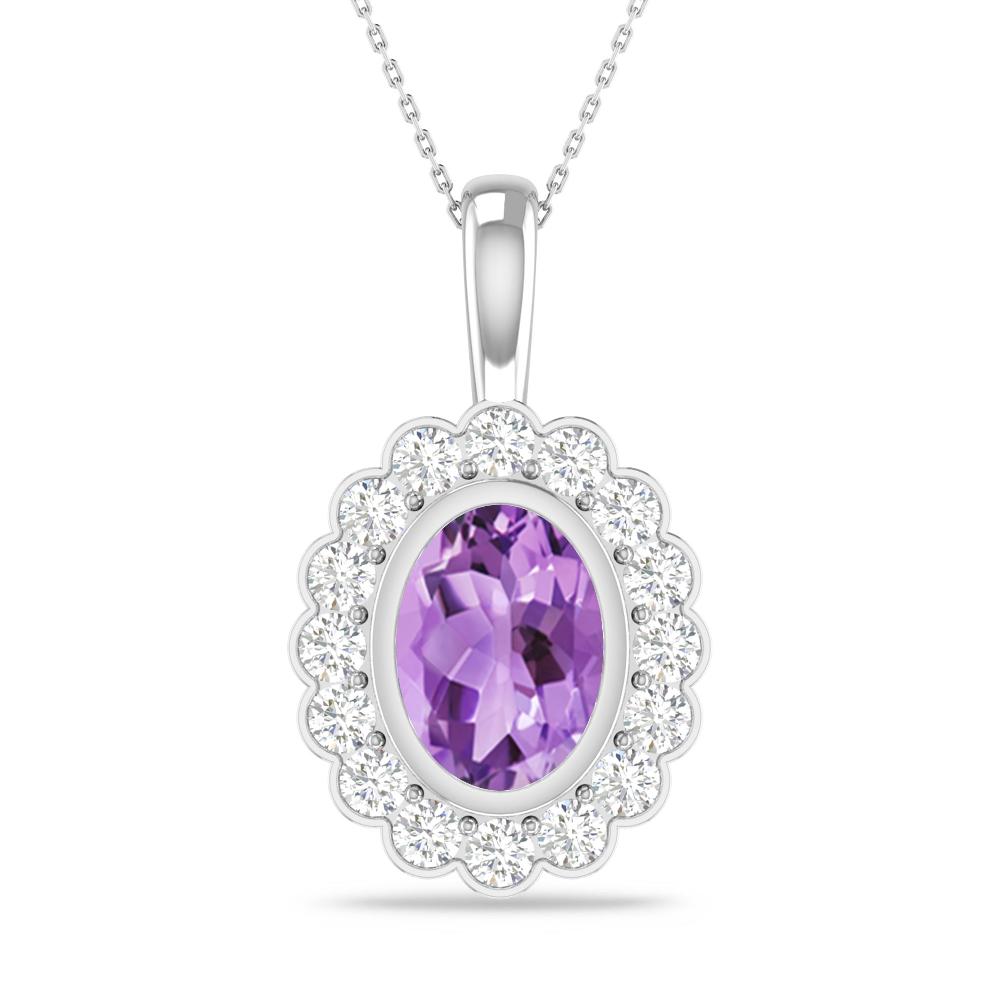White Gold - Amethyst