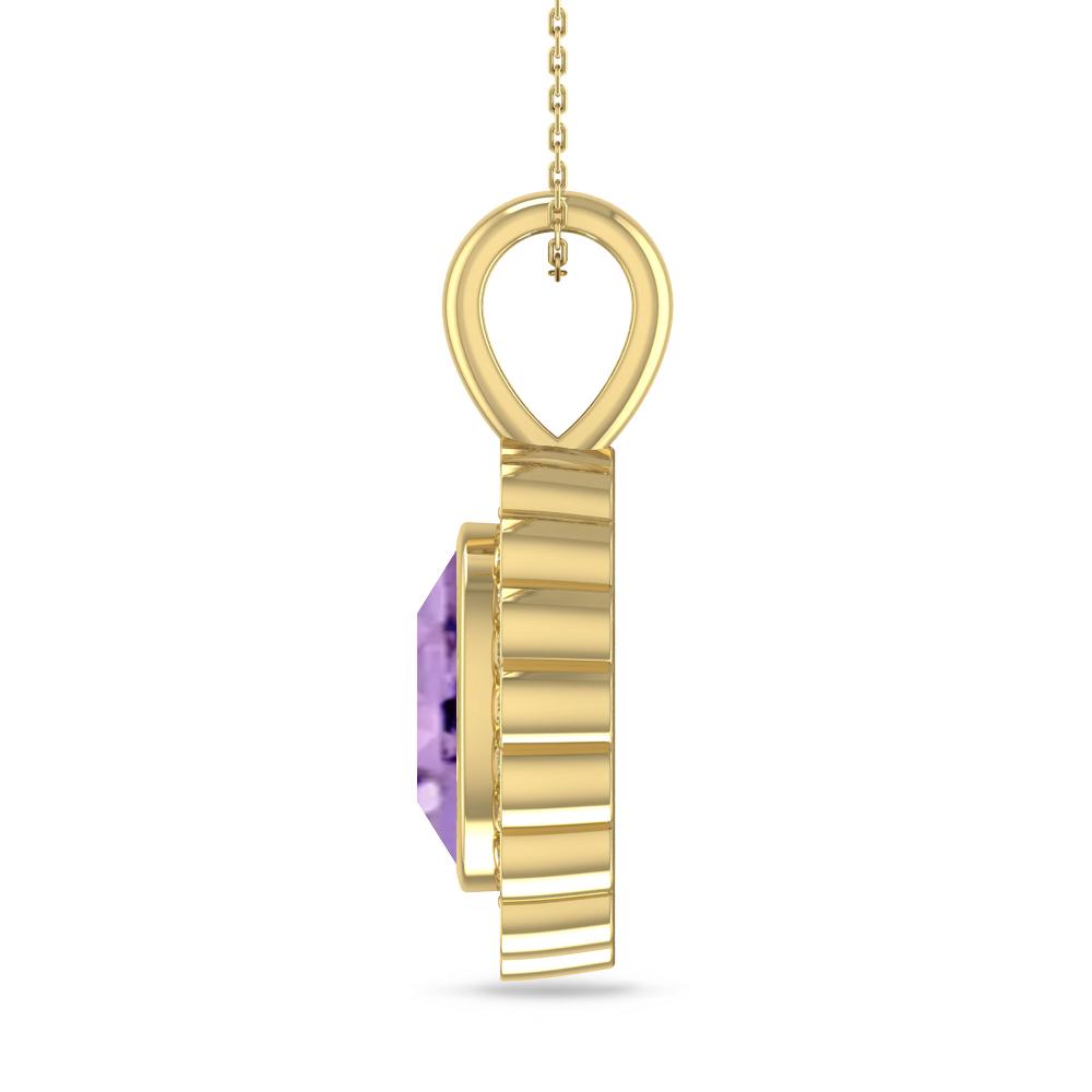 Yellow Gold - Amethyst