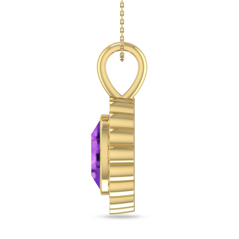 Yellow Gold - Amethyst