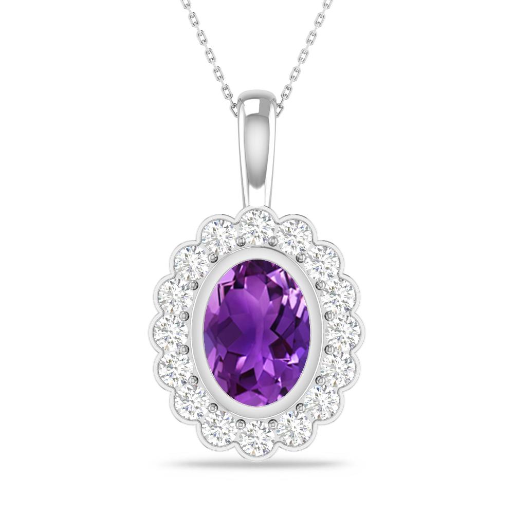 White Gold - Amethyst