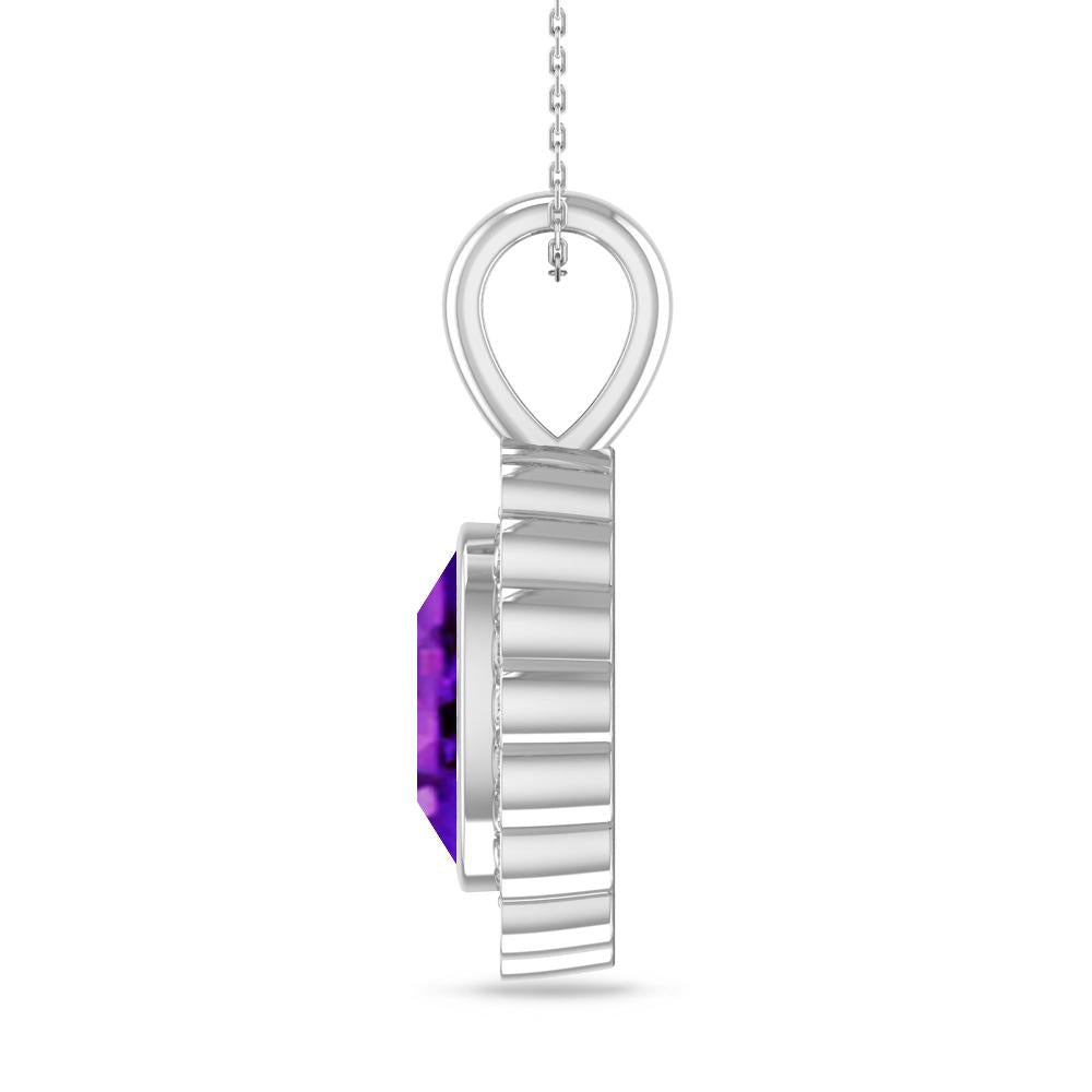 White Gold - Amethyst