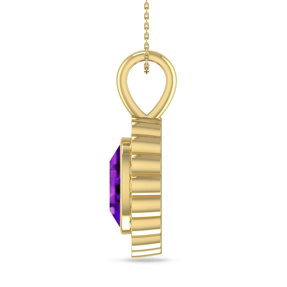 Yellow Gold - Amethyst
