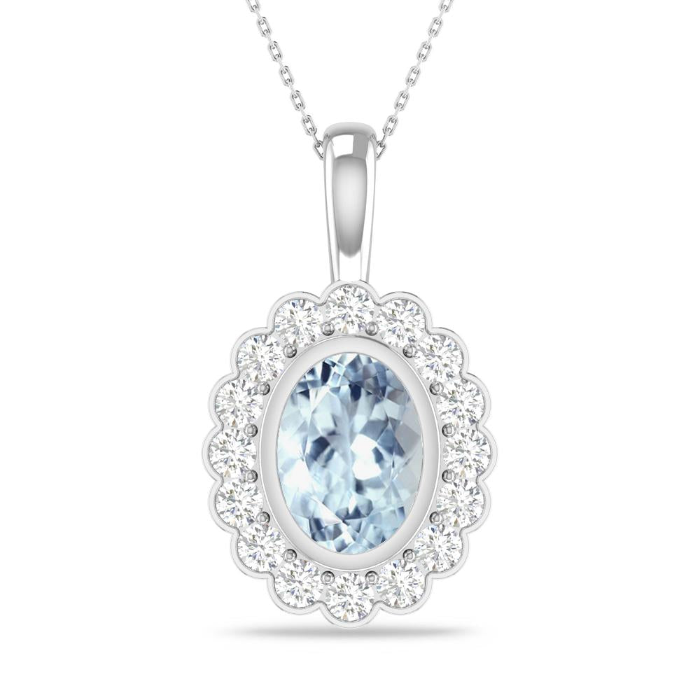 White Gold - Aquamarine