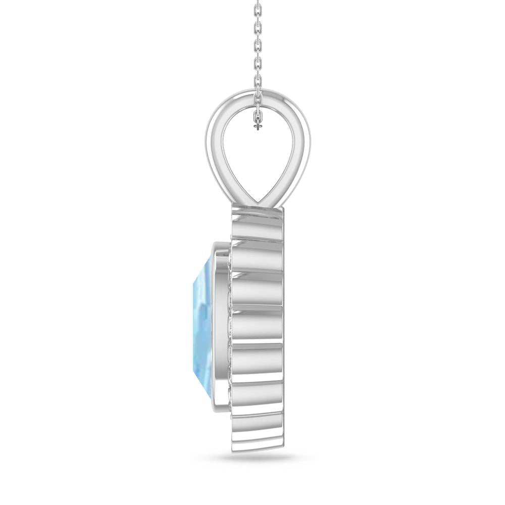 White Gold - Aquamarine