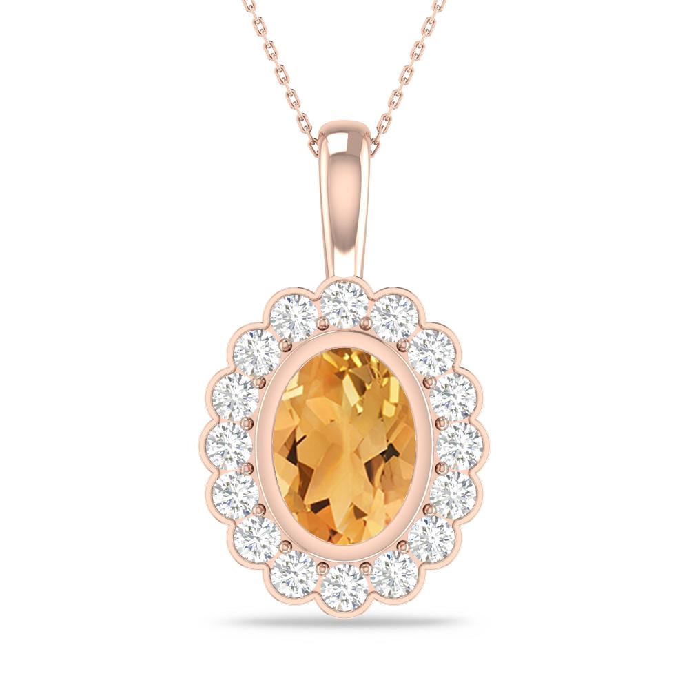 Rose Gold - Citrine