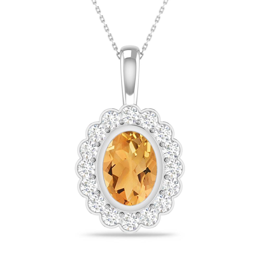 White Gold - Citrine