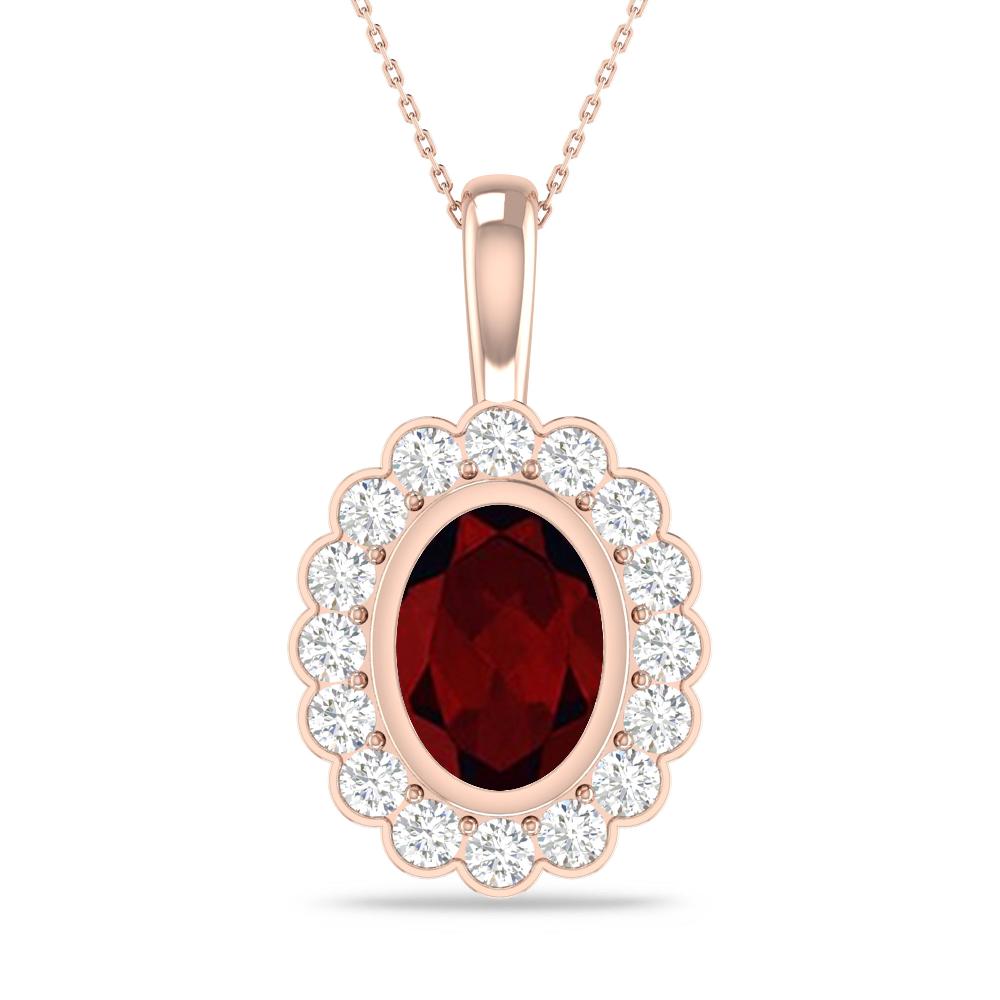 Rose Gold - Garnet
