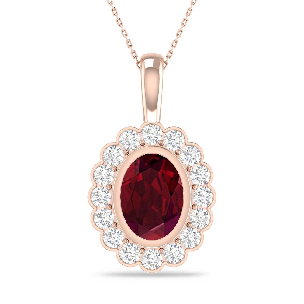 Rose Gold - Garnet
