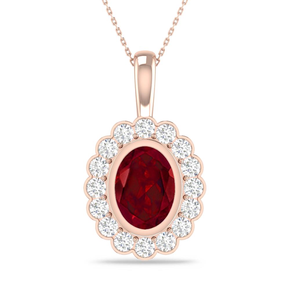 Rose Gold - Garnet