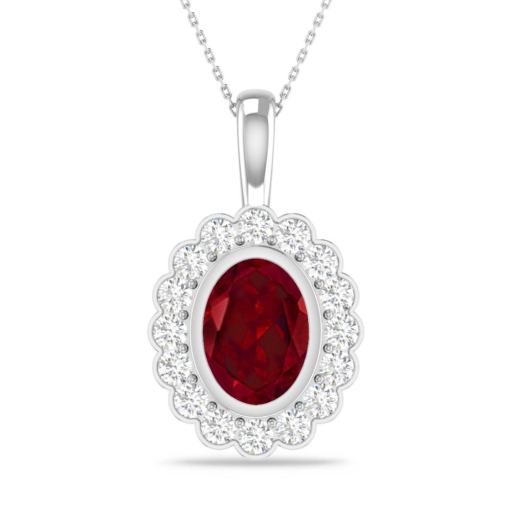 White Gold - Garnet