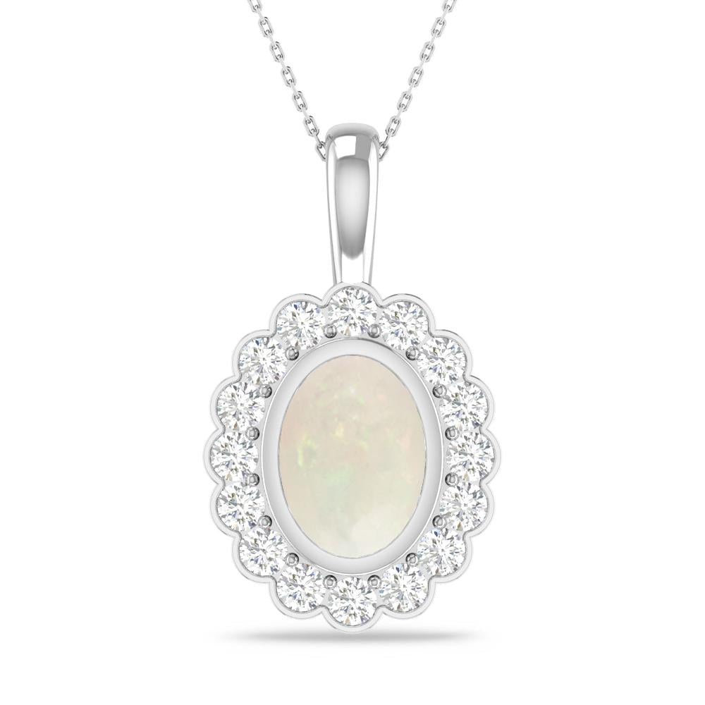 White Gold - Opal