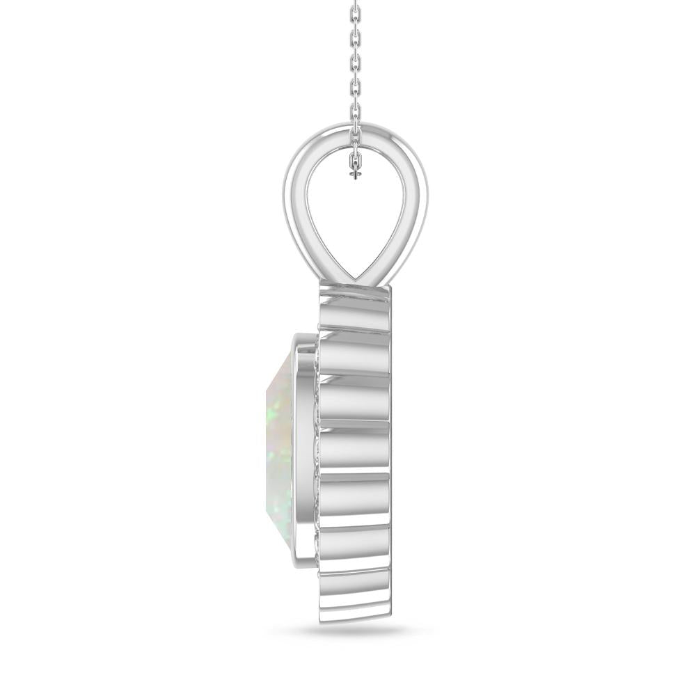 White Gold - Opal