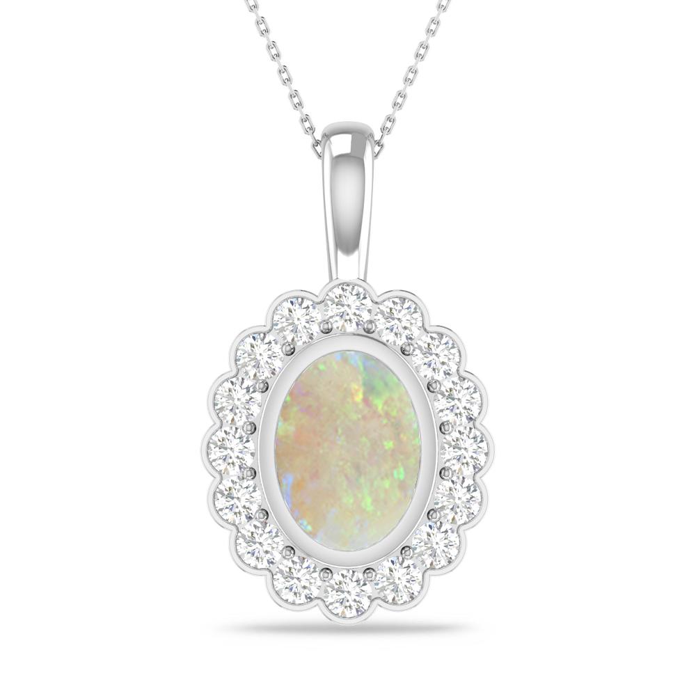 White Gold - Opal