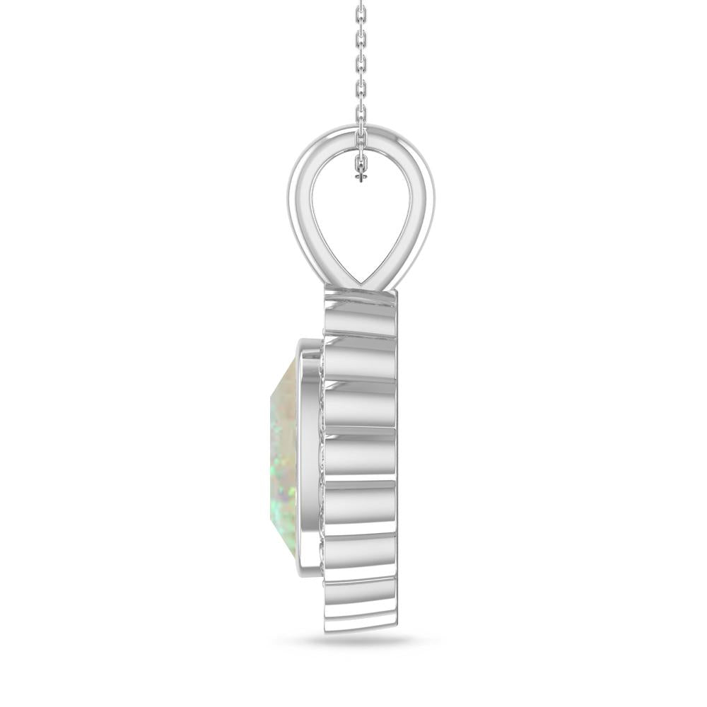 White Gold - Opal