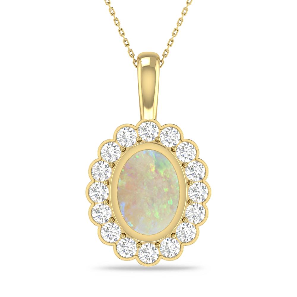 Yellow Gold - Opal