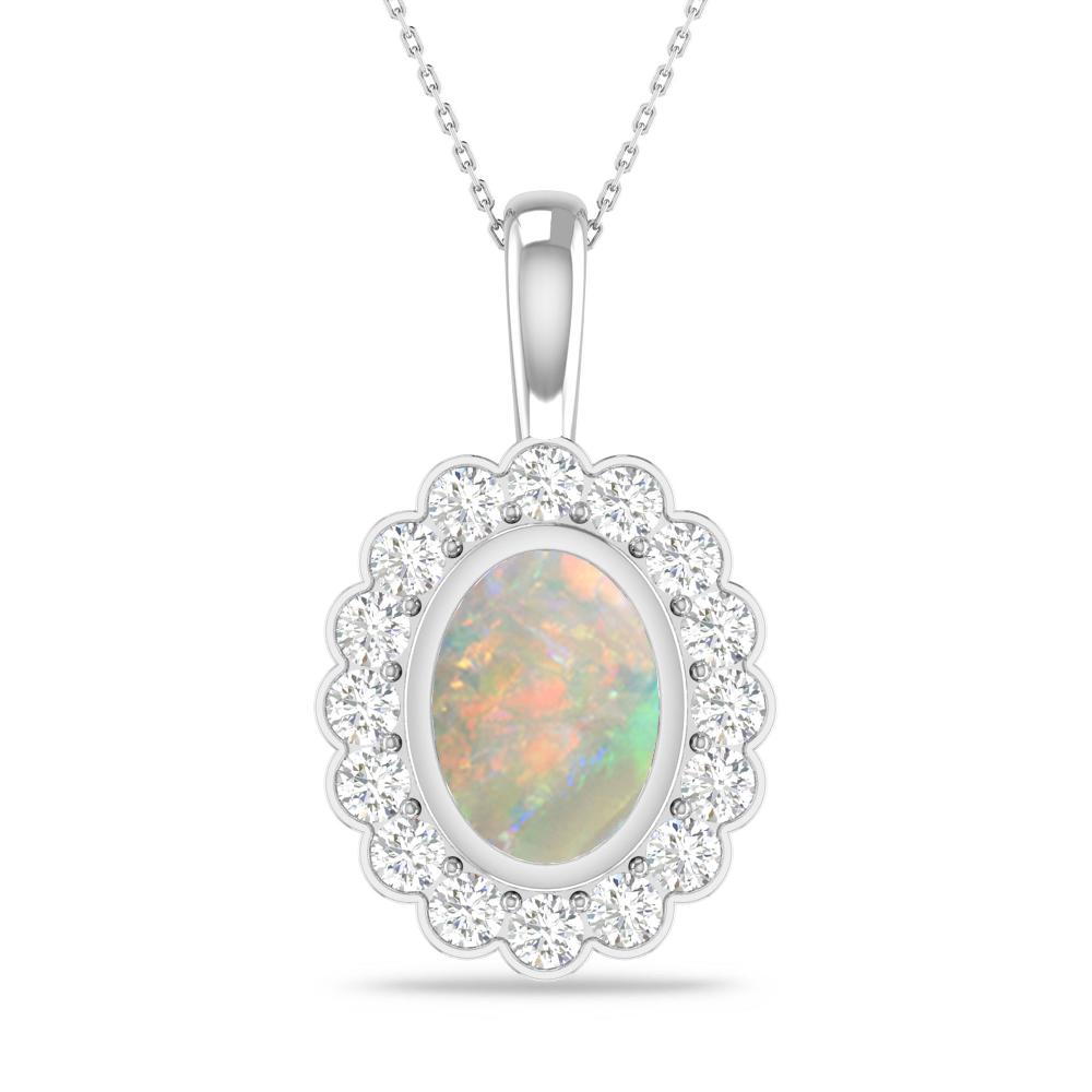 White Gold - Opal