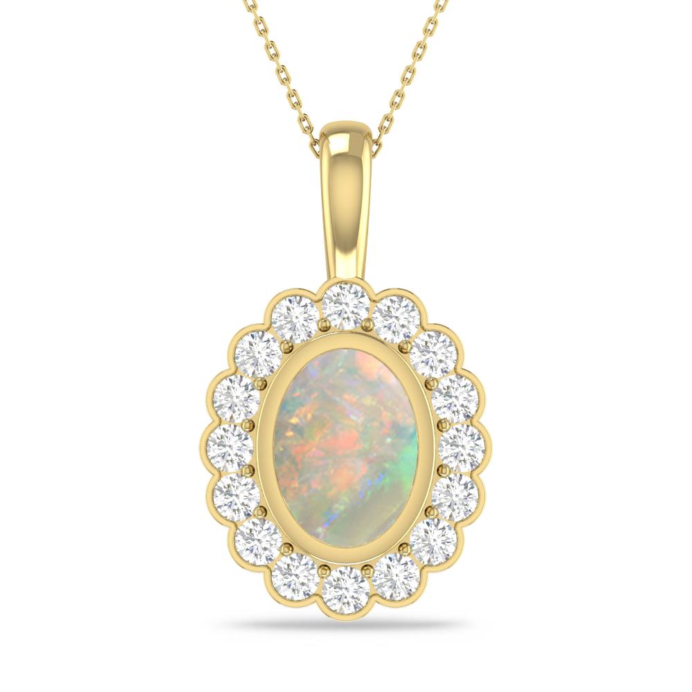 Yellow Gold - Opal