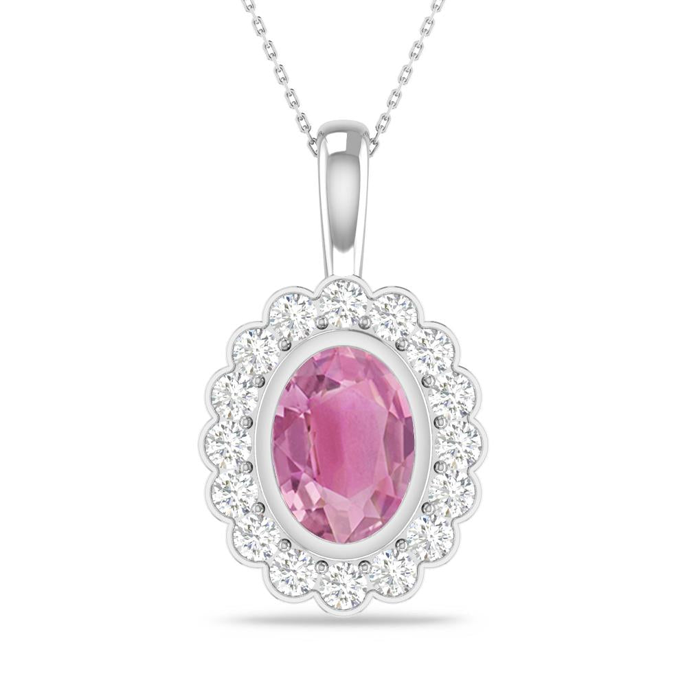 White Gold - Pink Tourmaline