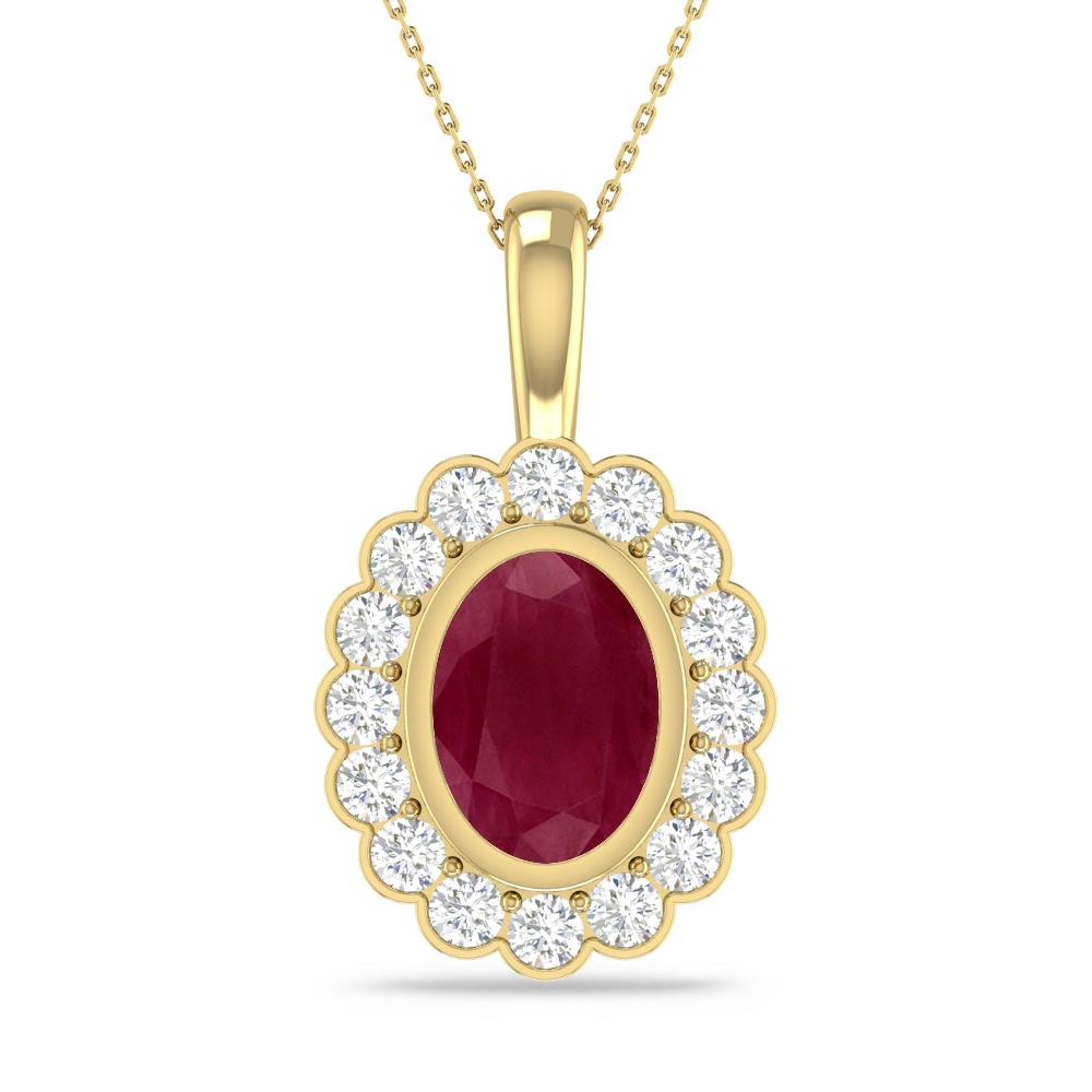Yellow Gold - Ruby