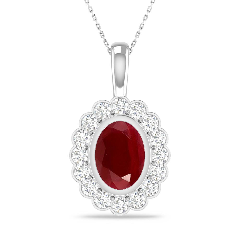 White Gold - Ruby