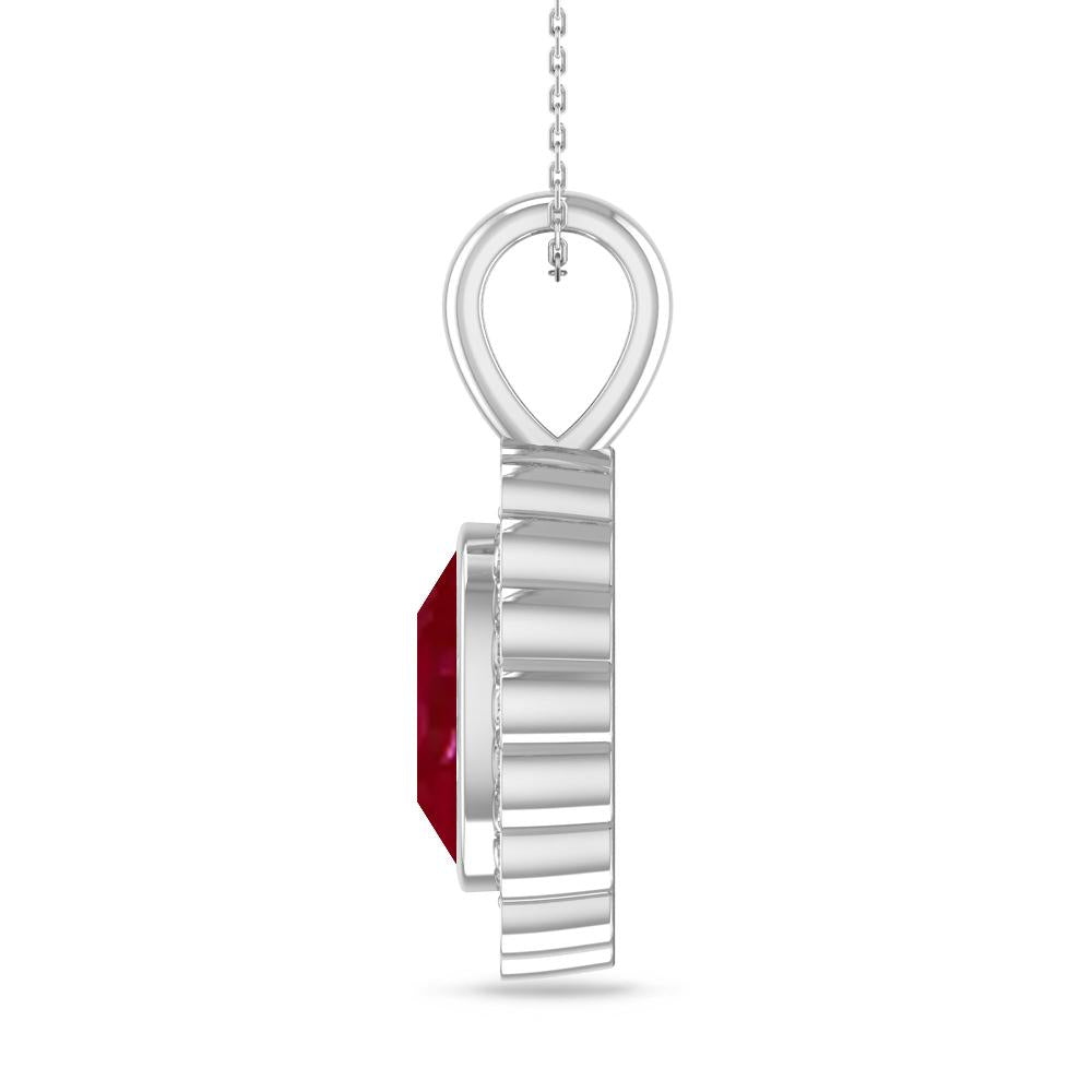 White Gold - Ruby