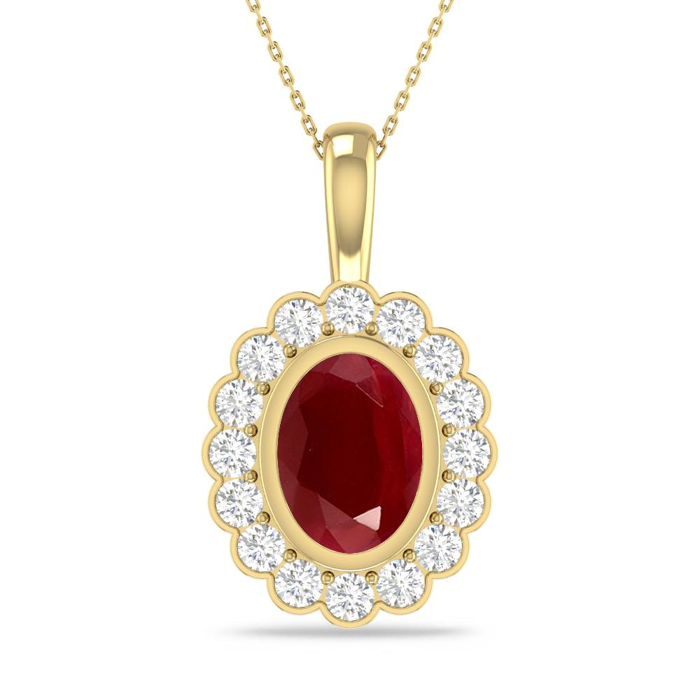 Yellow Gold - Ruby