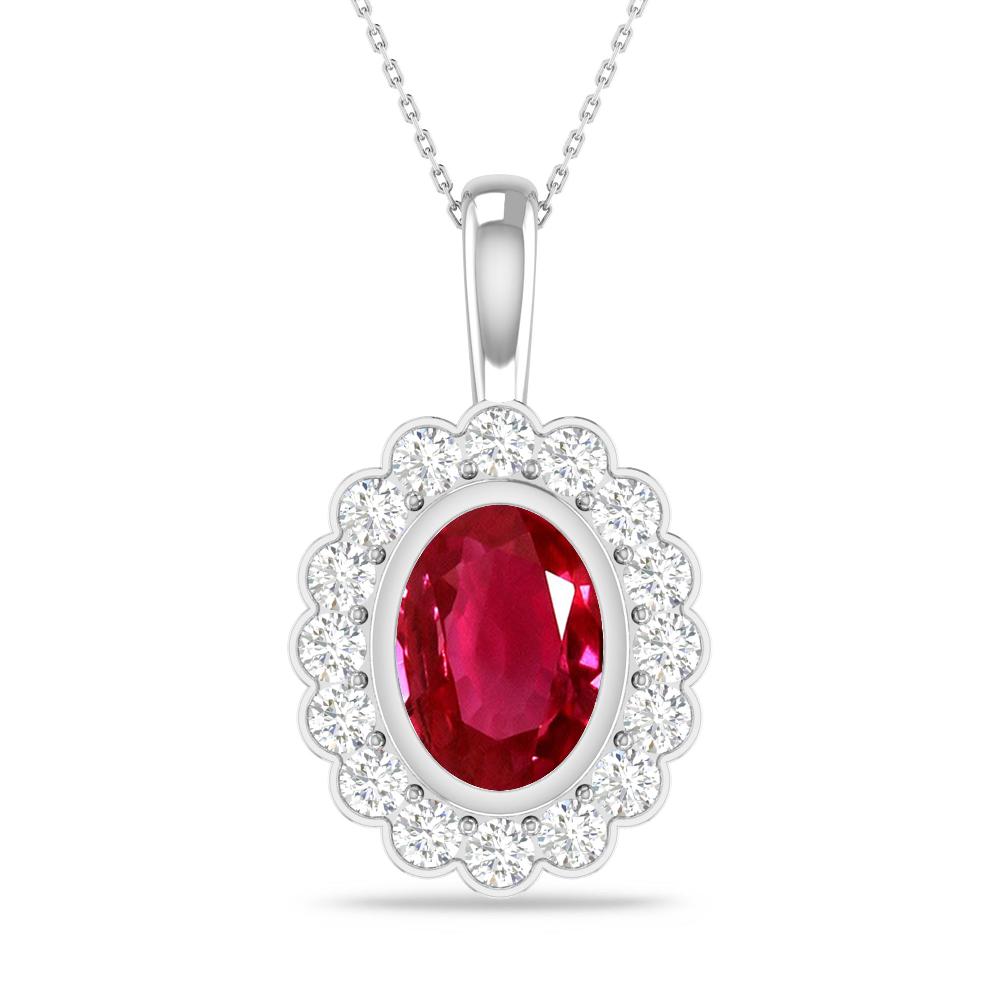 White Gold - Ruby