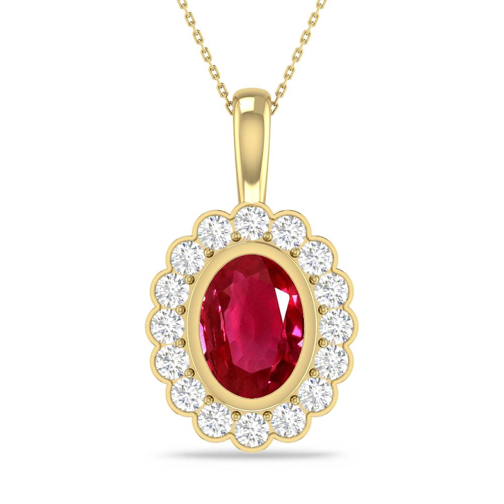 Yellow Gold - Ruby
