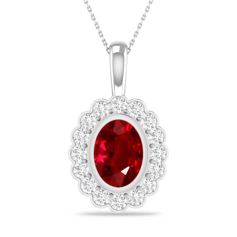 White Gold - Ruby