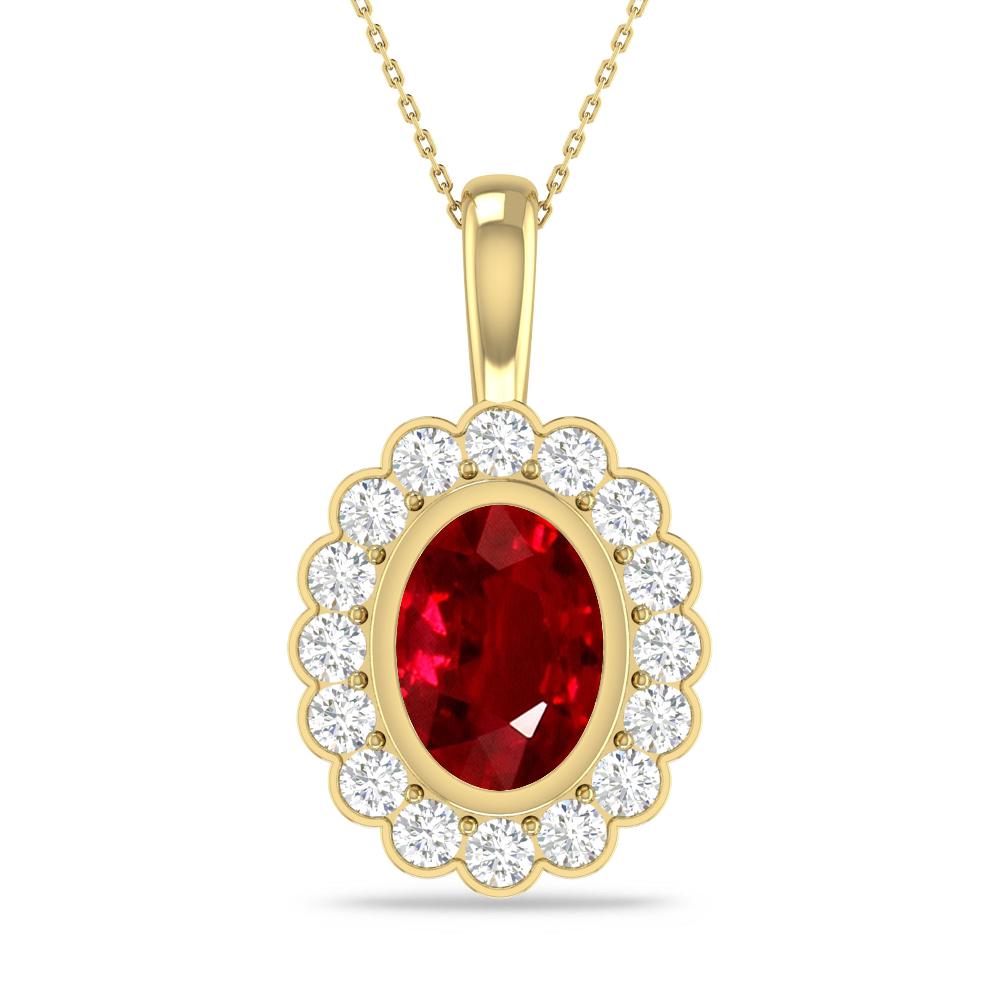 Yellow Gold - Ruby