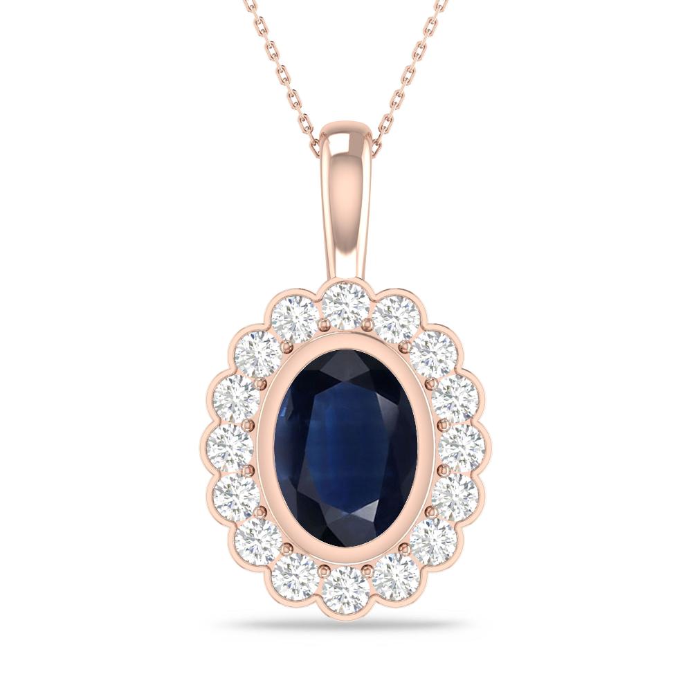 Rose Gold - Sapphire