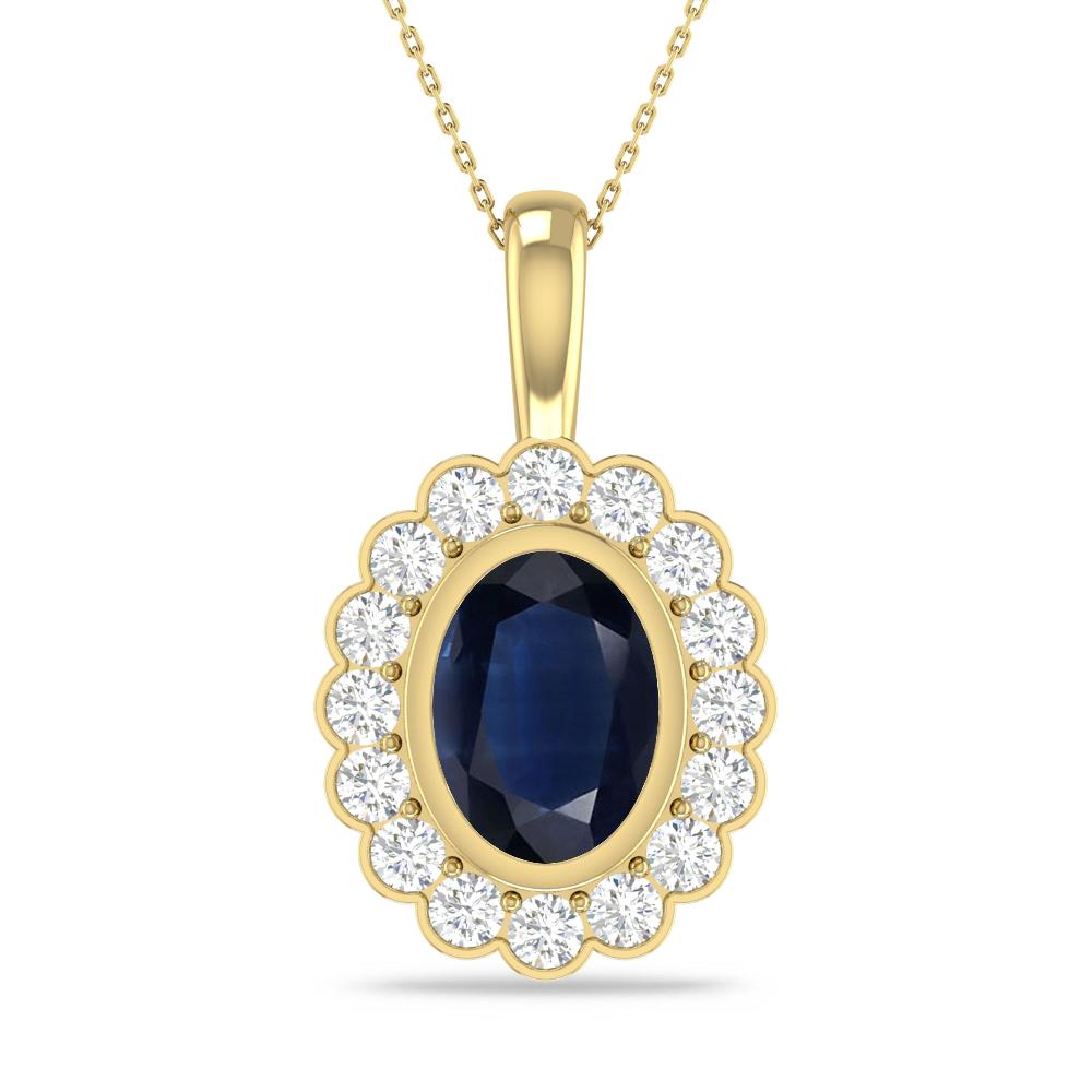 Yellow Gold - Sapphire