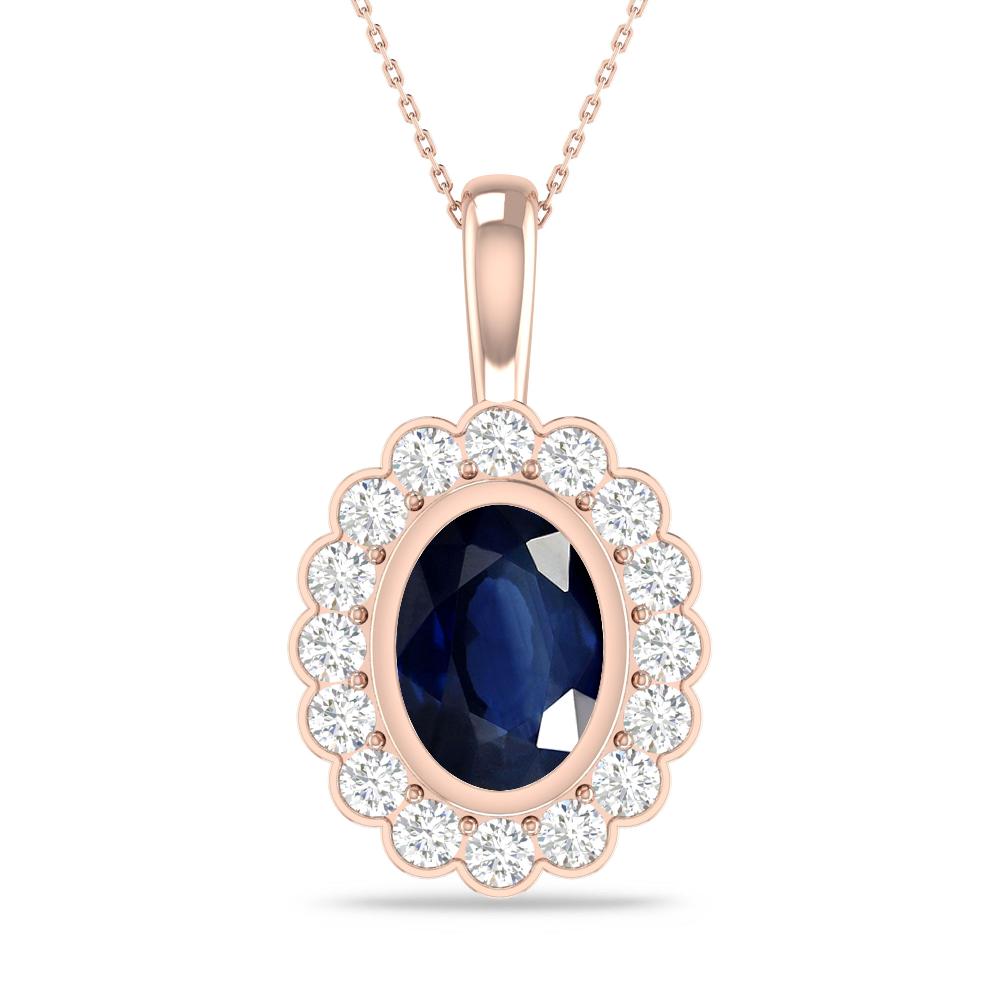 Rose Gold - Sapphire