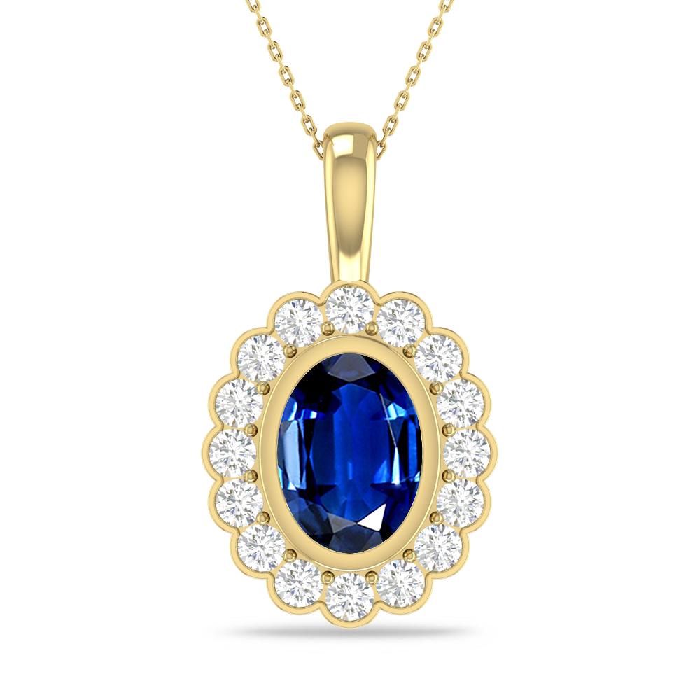 Yellow Gold - Sapphire