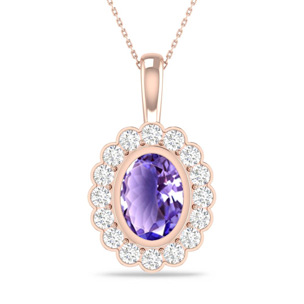 Rose Gold - Tanzanite