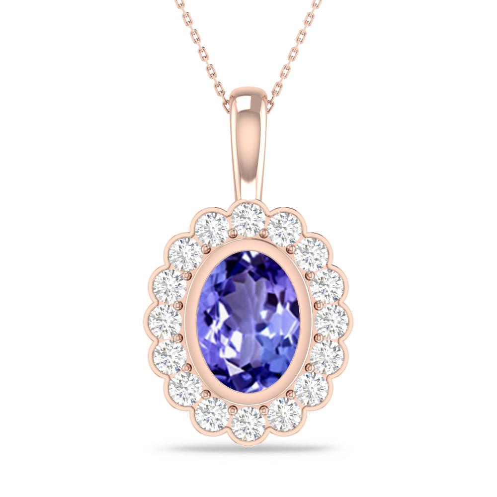 Rose Gold - Tanzanite