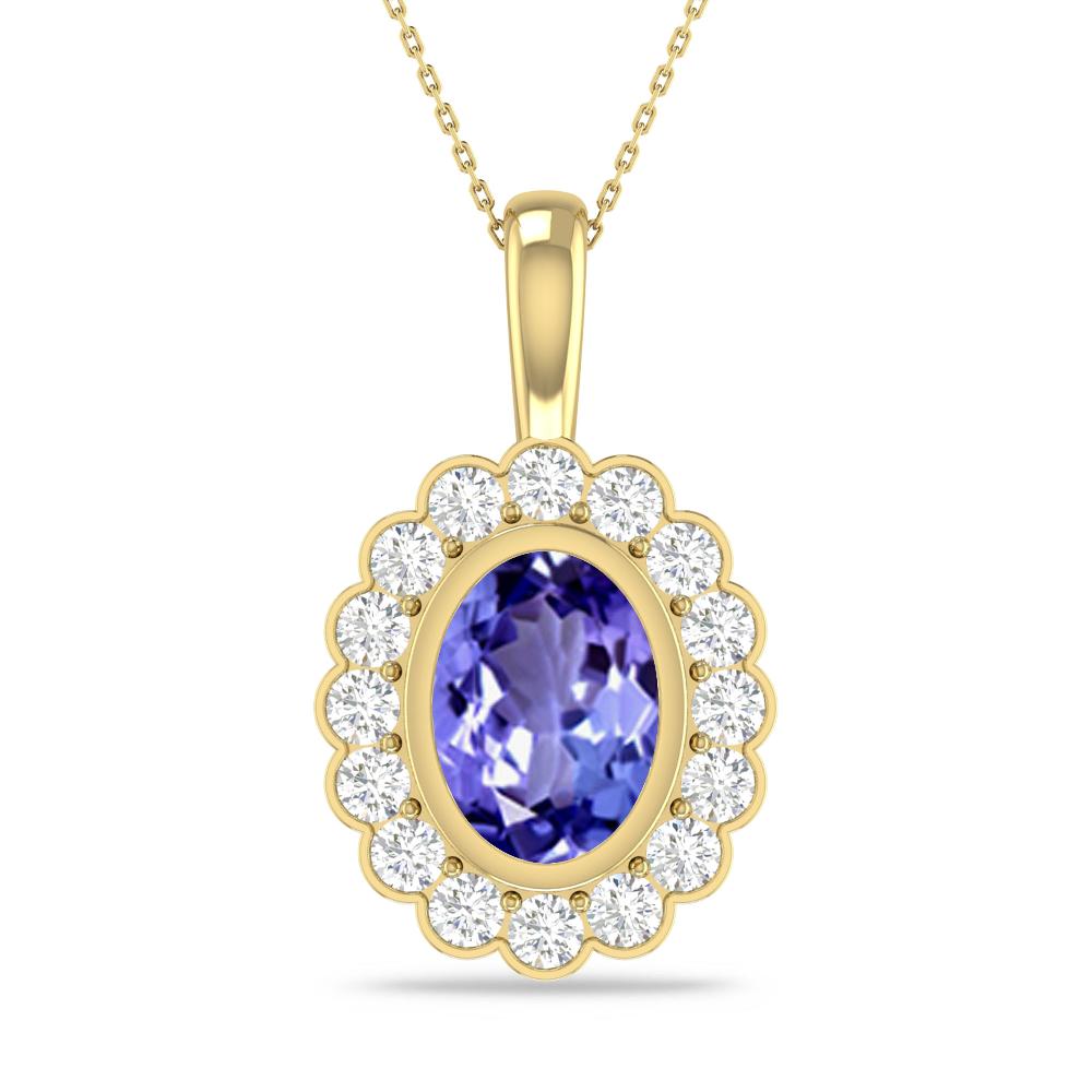 Yellow Gold - Tanzanite