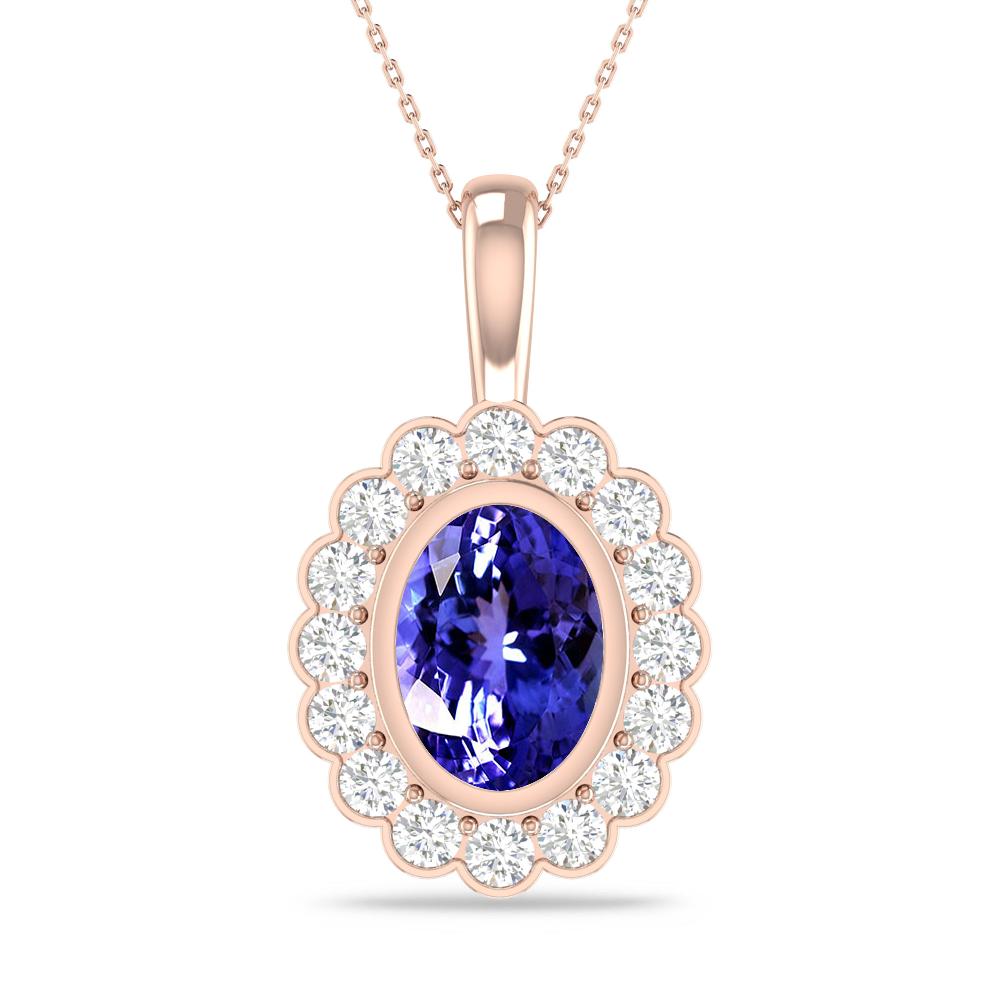 Rose Gold - Tanzanite
