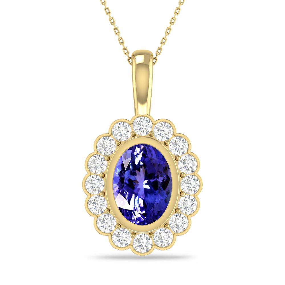 Yellow Gold - Tanzanite