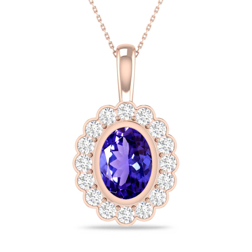 Rose Gold - Tanzanite