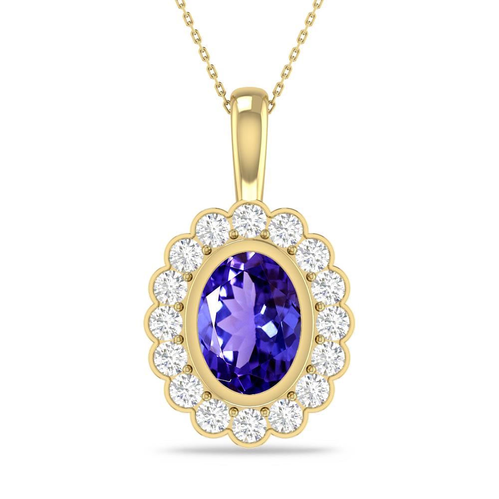 Yellow Gold - Tanzanite