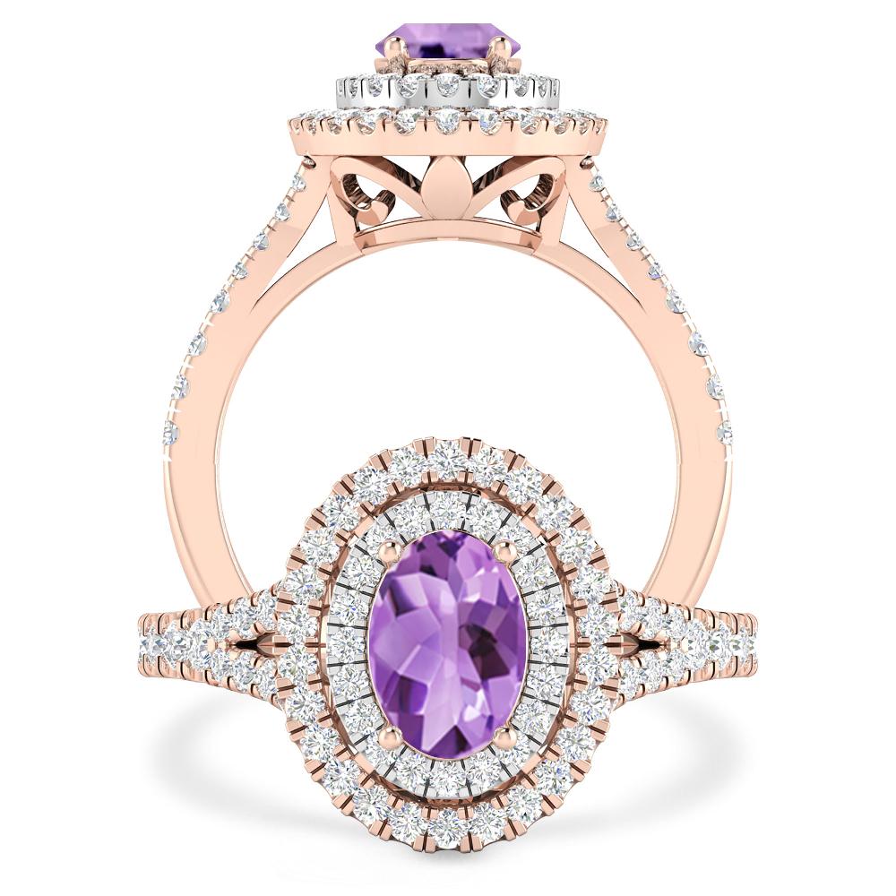 Rose Gold - Amethyst