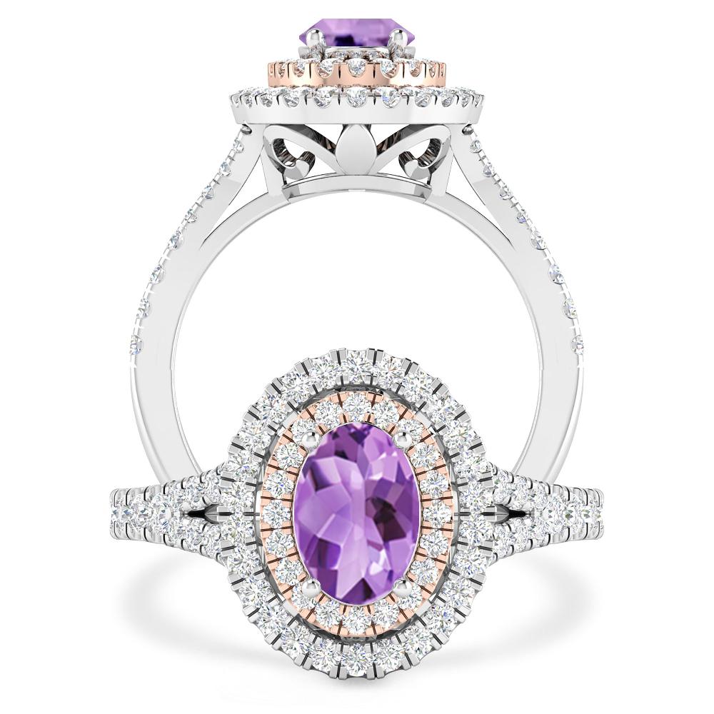 White Gold - Amethyst