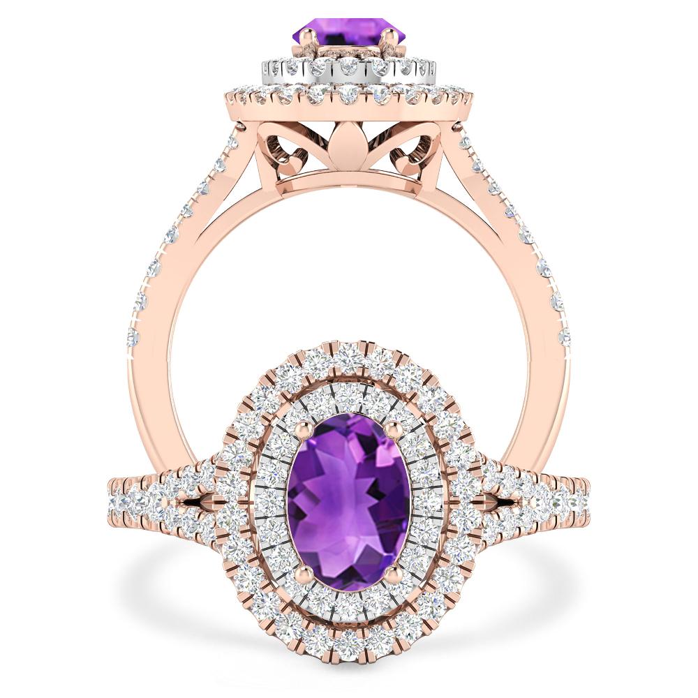 Rose Gold - Amethyst