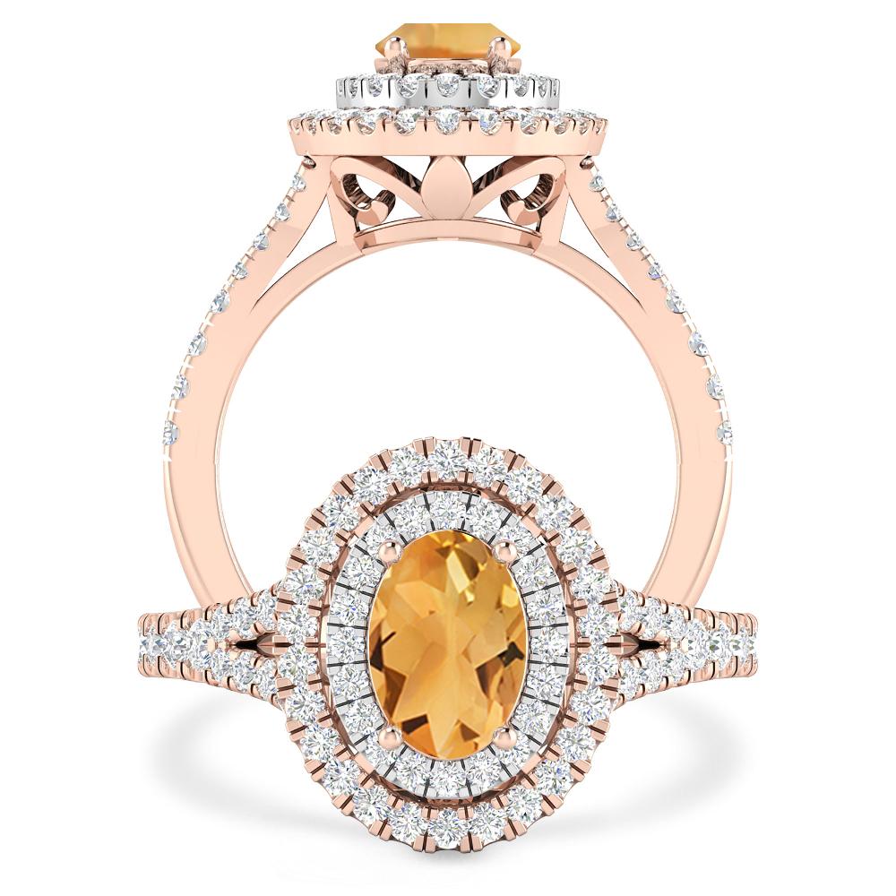 Rose Gold - Citrine