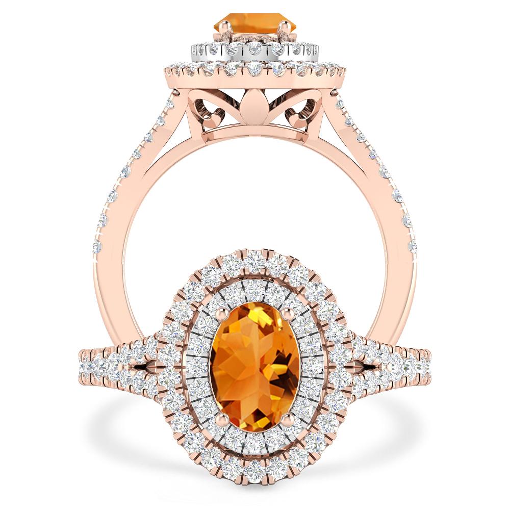 Rose Gold - Citrine