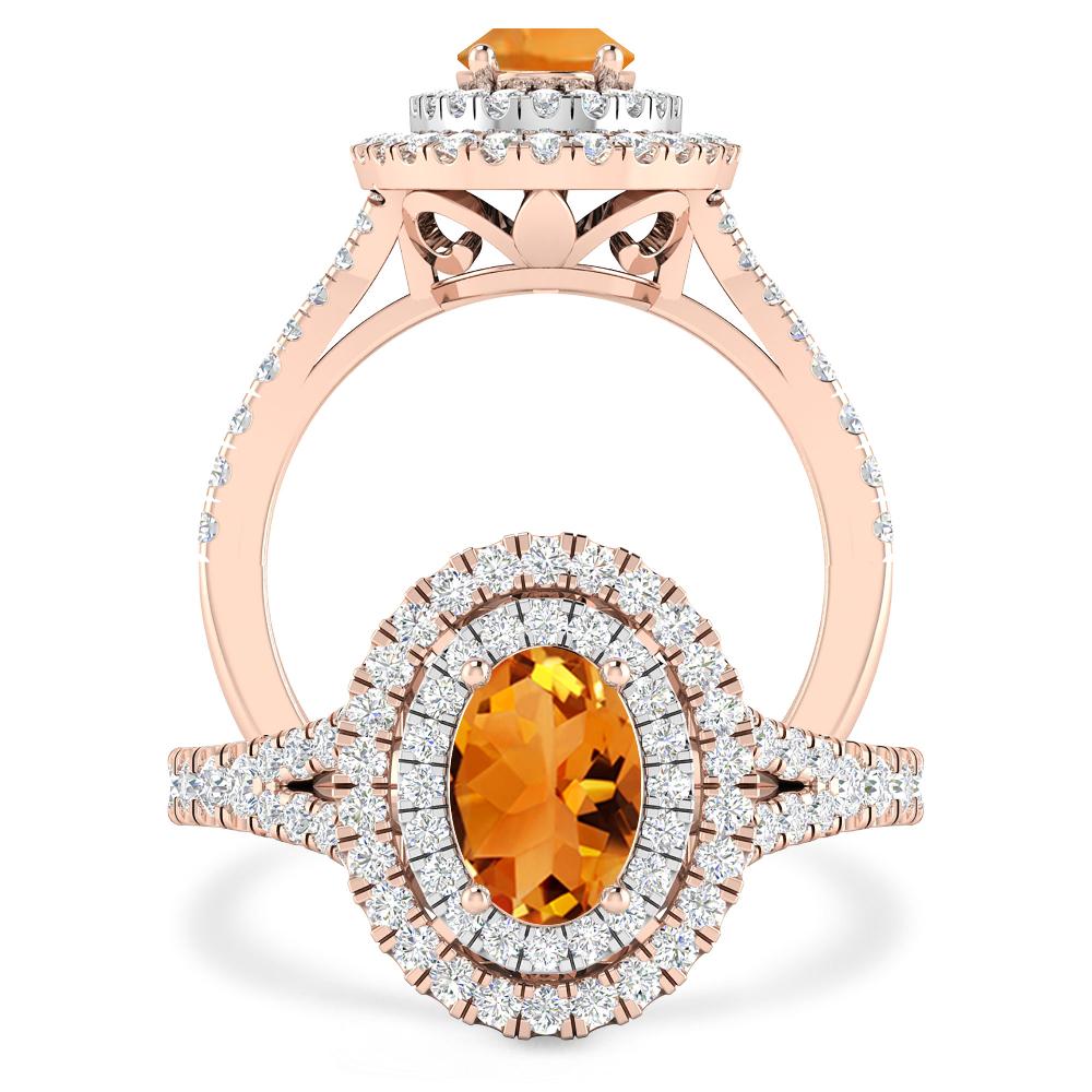 Rose Gold - Citrine