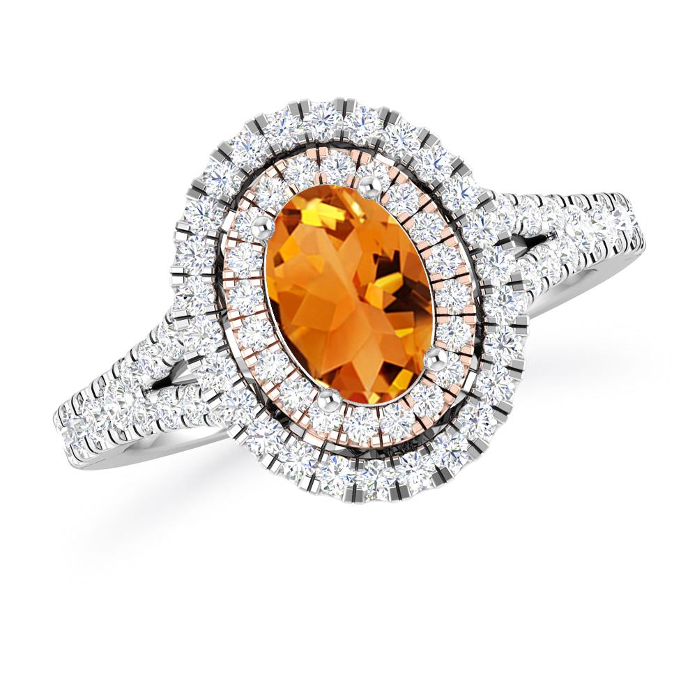 White Gold - Citrine